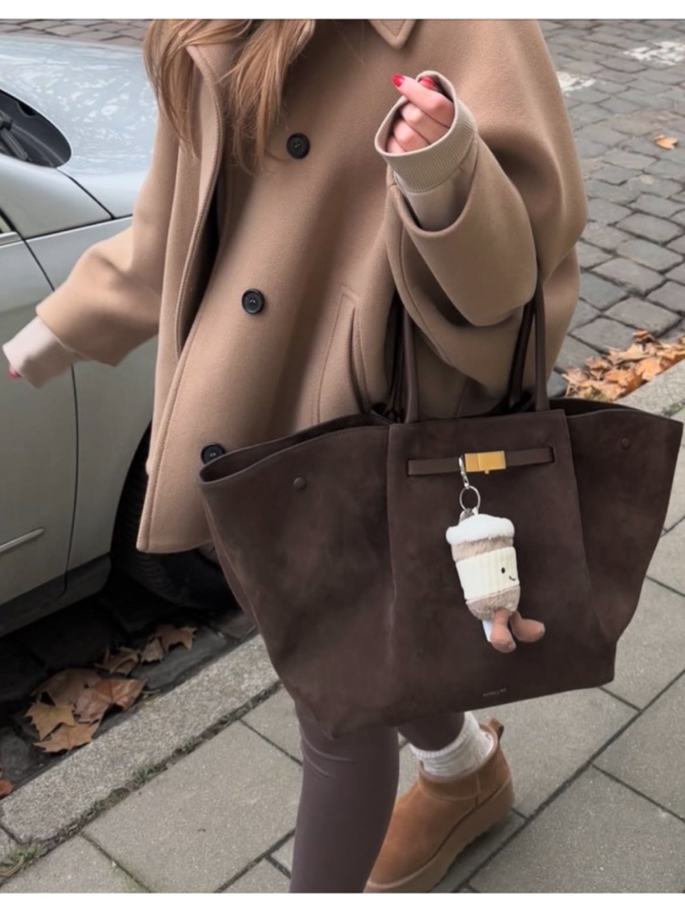 Zara Camel Coat Jacket - Picture 8 of 15